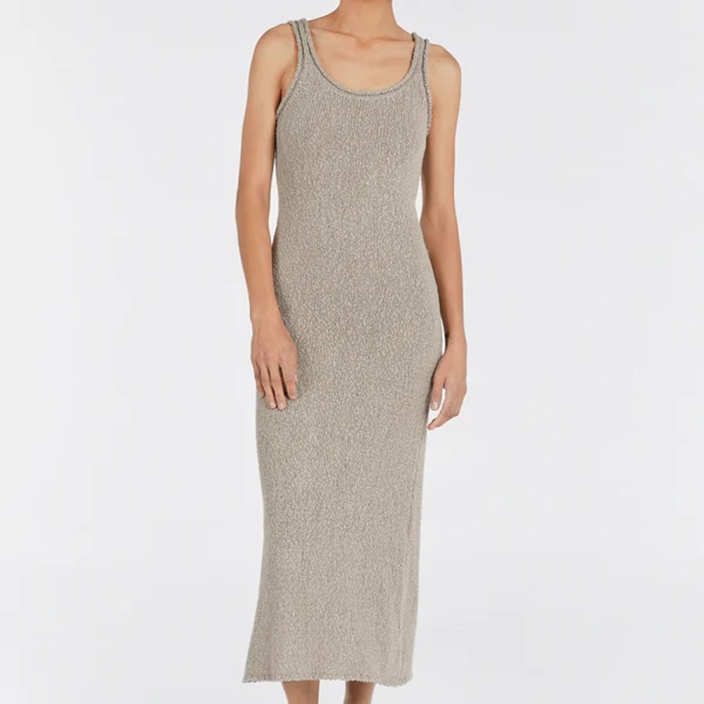 DISSH Dion Taupe Boucle Maxi Dress